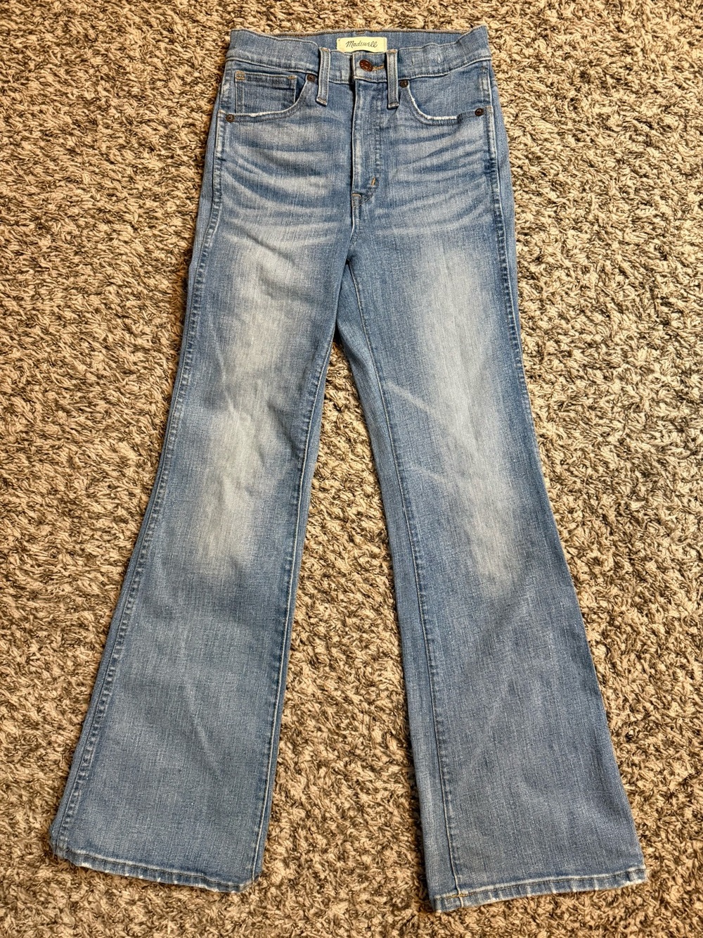 Madewell Retro Flare Jeans High Rise "Norwich" Wash 24